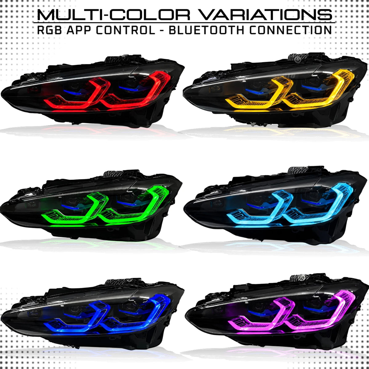 RGB Laser Style LED Plug N Play headlight Replacement Set - BMW 4 Series G22 M3 G80 M4 2021-2025