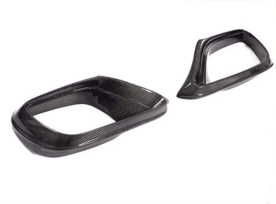 Carbon Front Splitter Lip & Air Vent Cover - Mercedes Benz W213 S213 E63 S 2016-2020