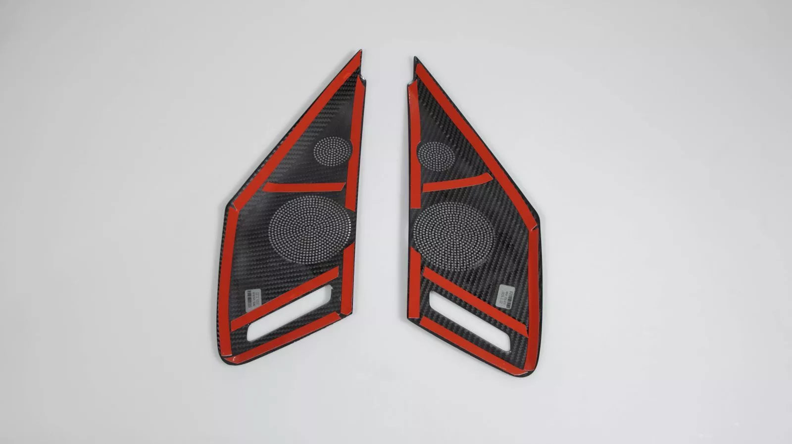 Carbon Fiber Door Sound Speaker Cover Trim - Corvette C8 2020-2025