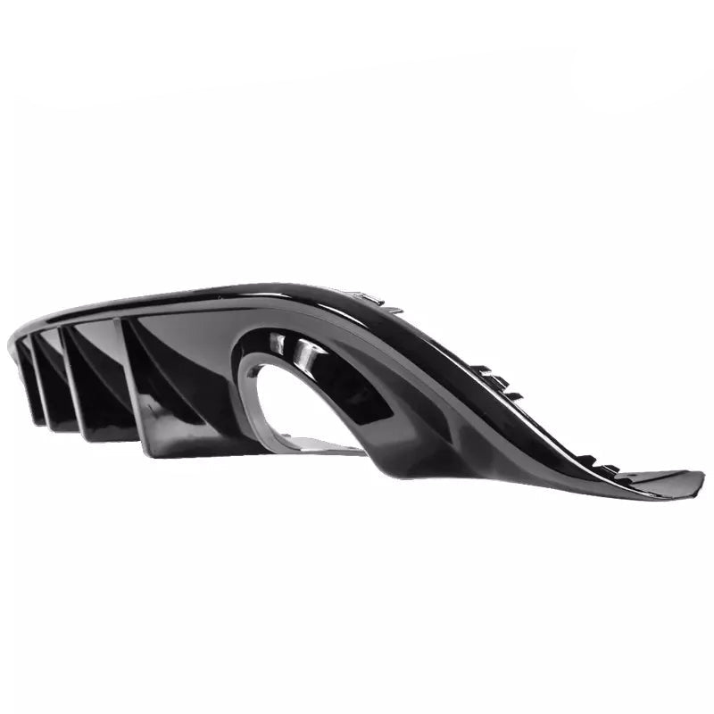 Gloss Black V3 Style Rear Diffuser - 2015-2023 Dodge Charger SRT
