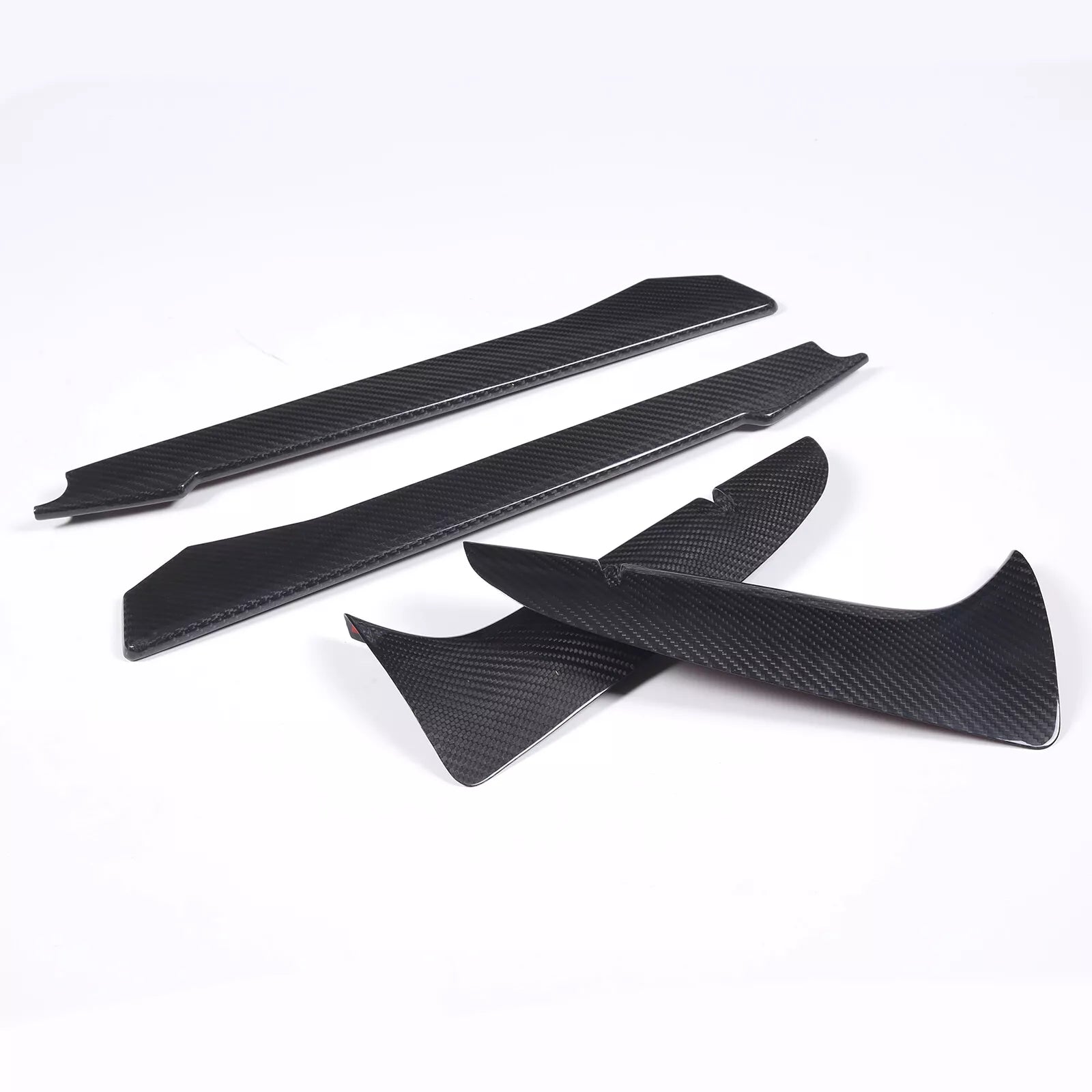 Carbon Fiber Front Bumper Fog Light Lamp Trim - Corvette C8