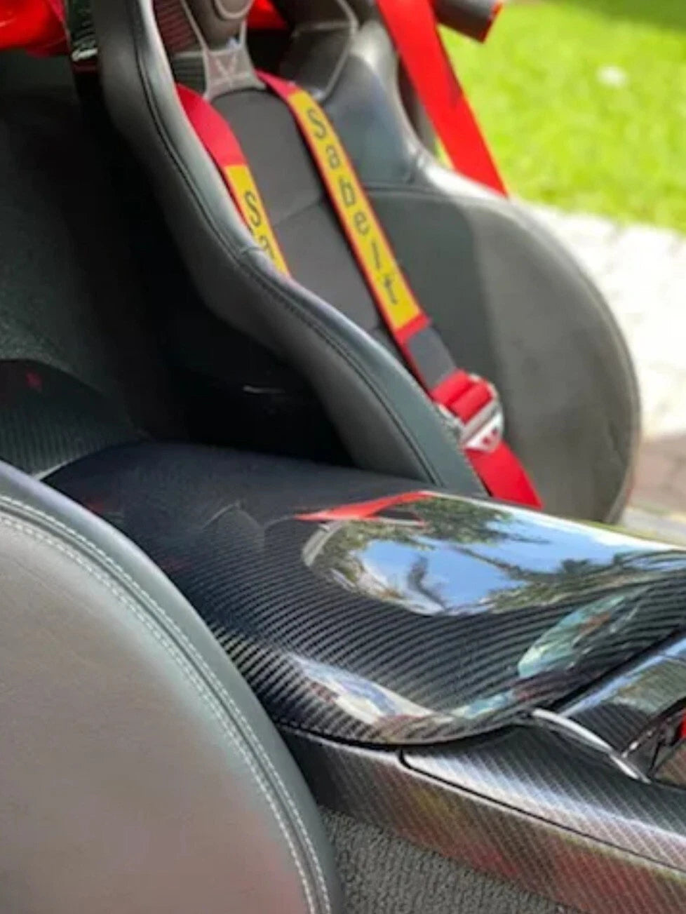 Carbon Fiber Armrest Cover - Corvette C7 14-19