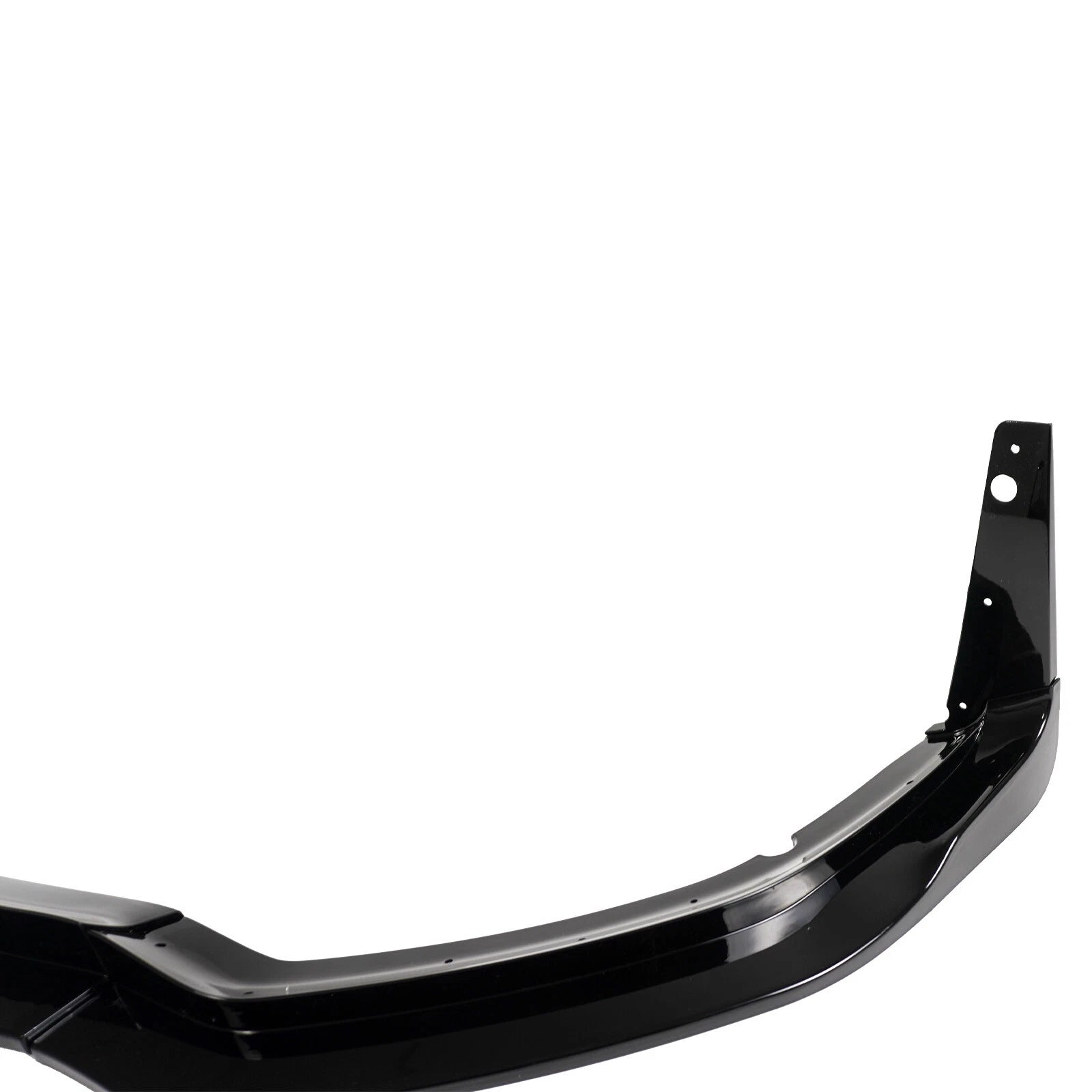 Gloss Black H Style Front Bumper Lip W/ Winglet - Dodge Charger Widebody 20-23
