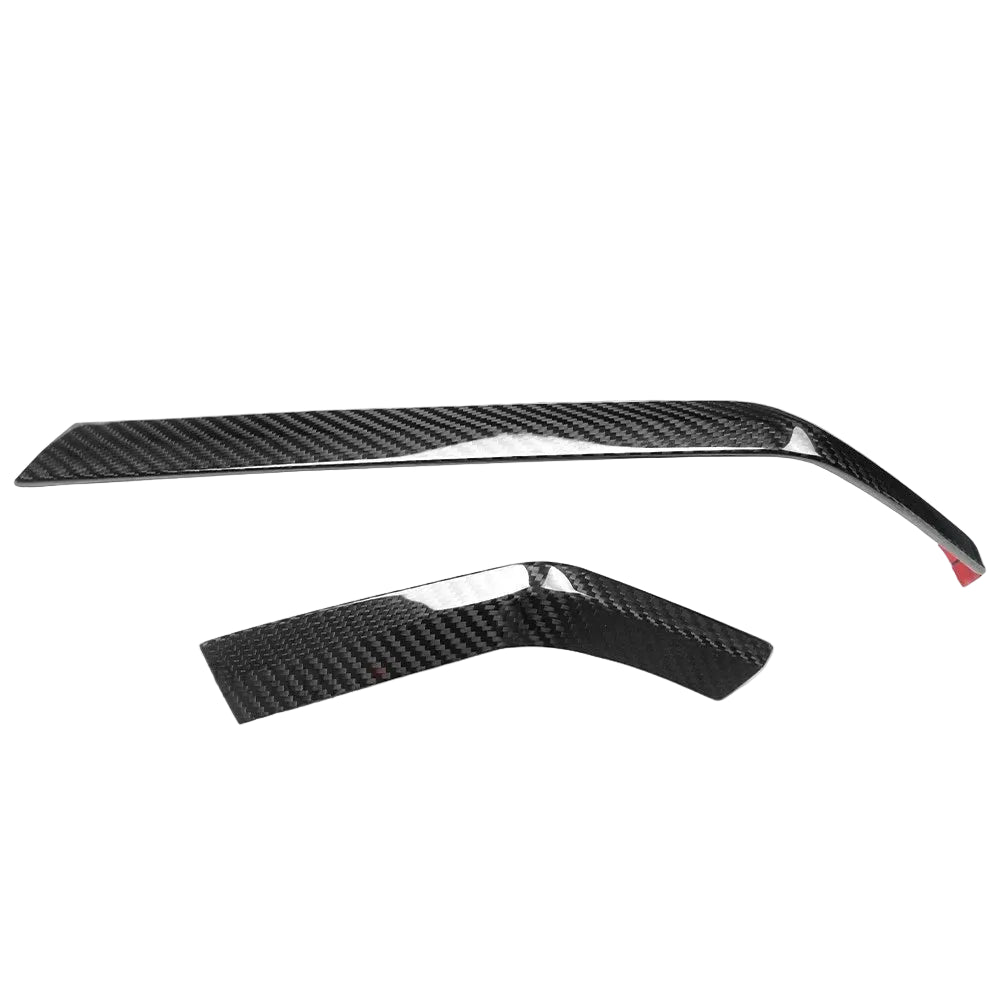 Carbon Fiber Dash Navigation Display Screen Upper Trim - Corvette C8 Z06 Stingray 26