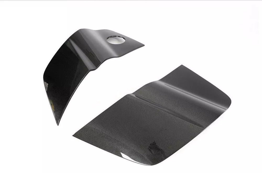 Carbon Side Door Fenders Blade Trims Panel - Audi R8 V8 V10 Coupe 2008-15