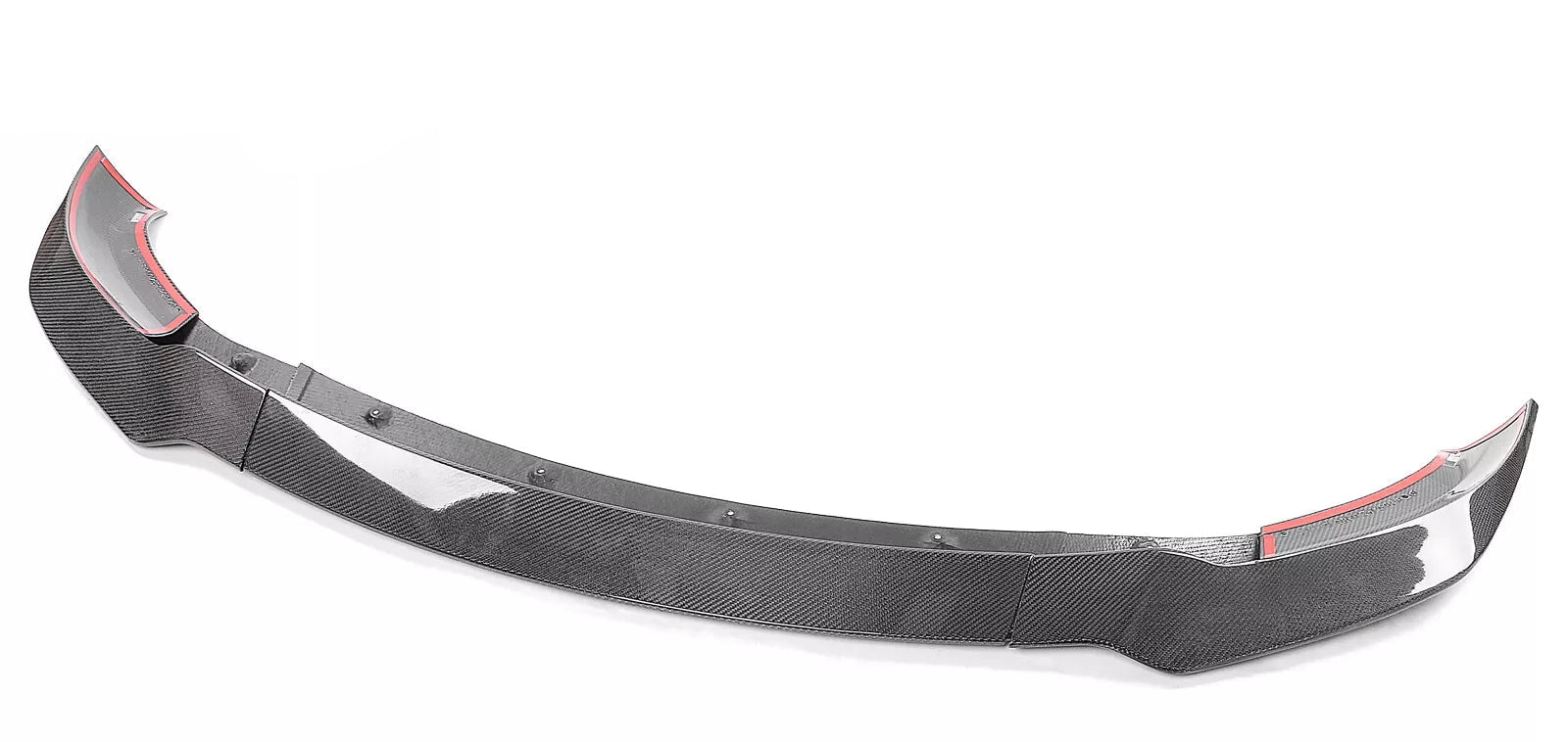 Carbon Fiber Front Lip (3pc) - 17-23 Tesla Model 3 Track Pack
