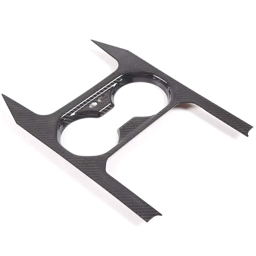 Carbon Fiber Center Water Cup Holder Cover Trim - BMW 5 Series G60 2024+