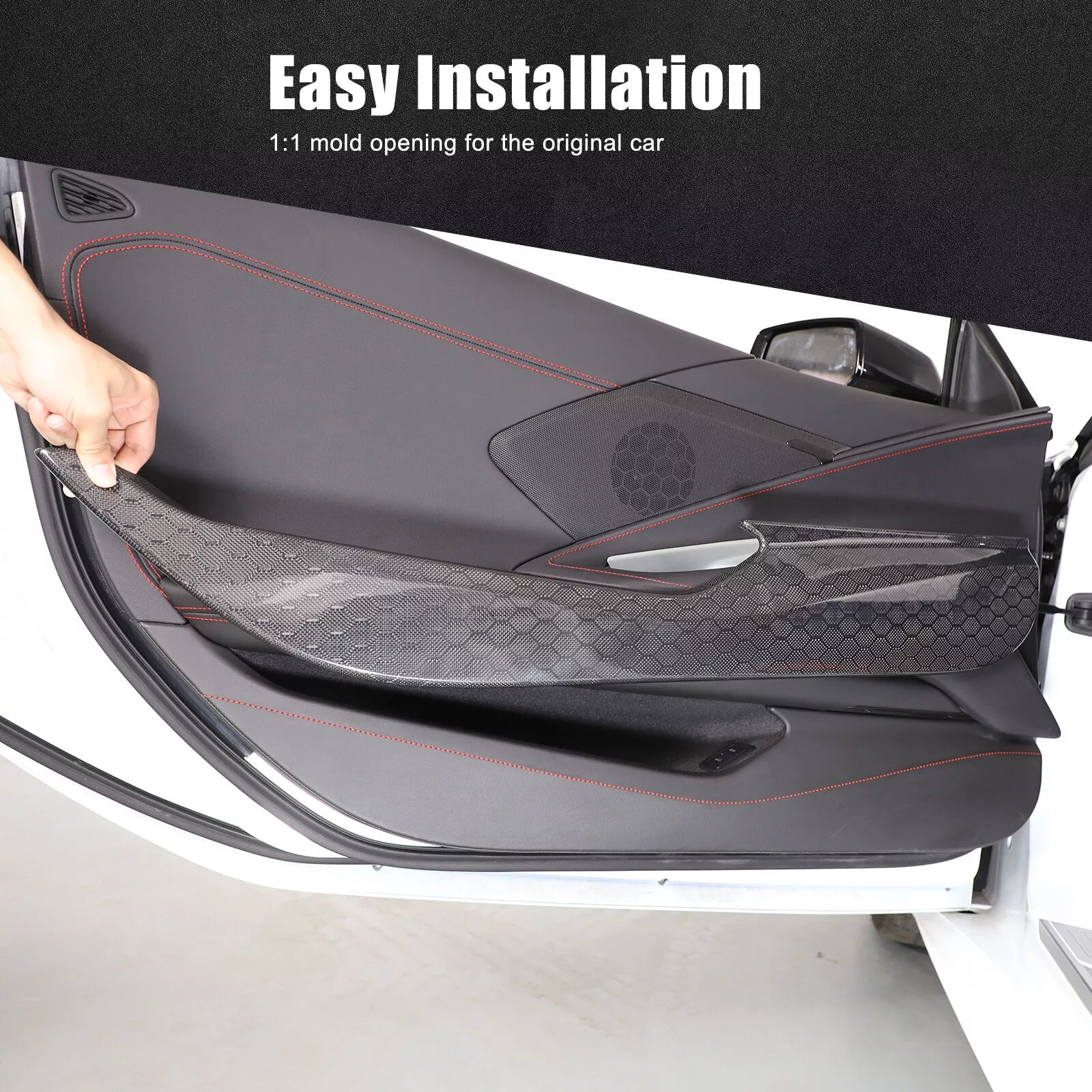 Inner Door Anti-Kick Panel Full Trim - Corvette C8