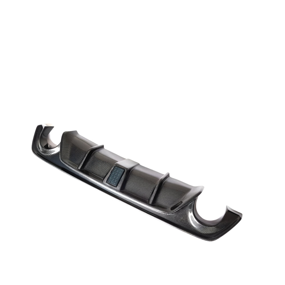 Carbon Fiber Rear Diffuser W/ LED - Infiniti Q50 Q50S 18-24