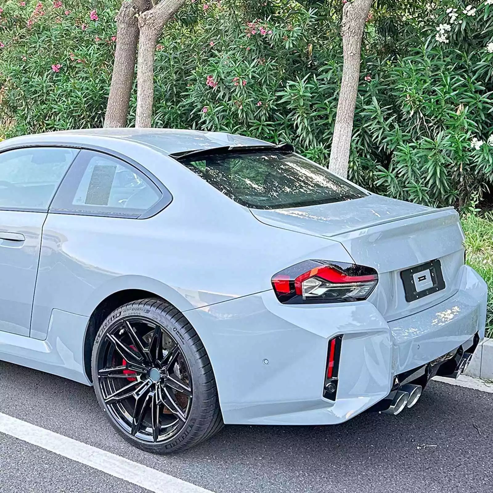 Carbon Fiber Rear Roof V Style Spoiler - 2022-2025 BMW G42 2 SERIES G87 M2