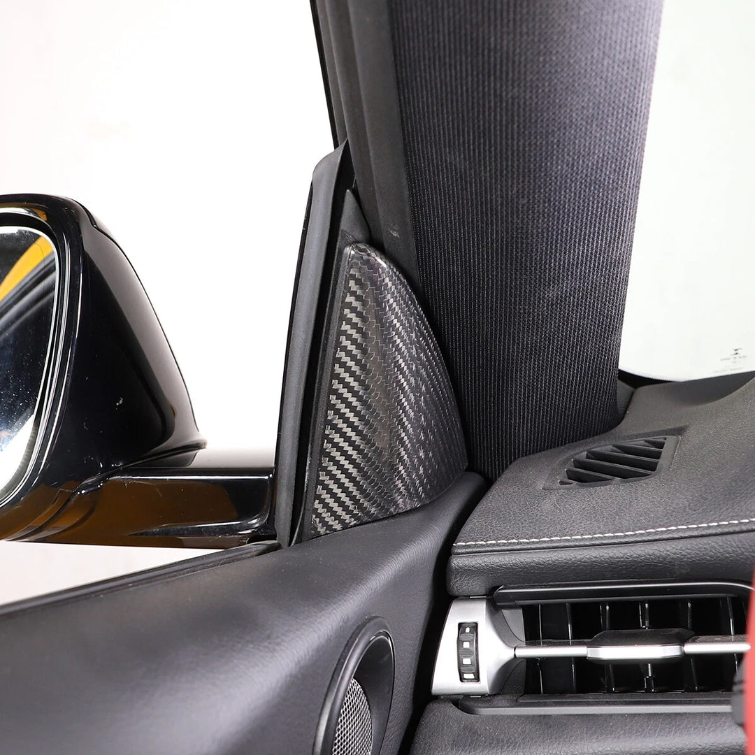 Carbon Fiber Interior A-pillar Panel Trim cover - GR Supra 2020-2023