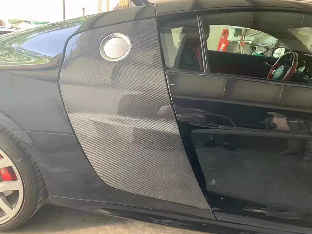 Carbon Side Door Fenders Blade Trims Panel - Audi R8 V8 V10 Coupe 2008-15