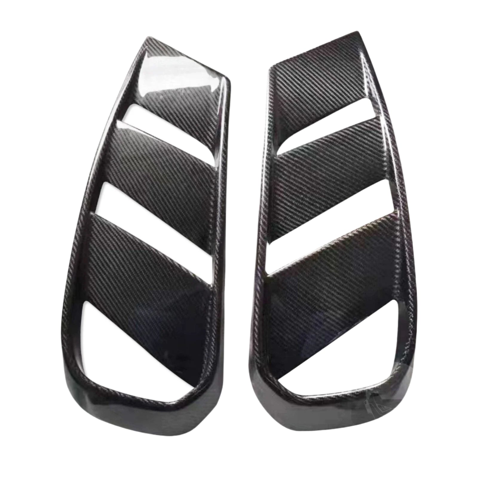 Carbon Fiber Front Bumper Fog Light Cover - Mercedes Benz GLA GLA45 AMG X156 14-19