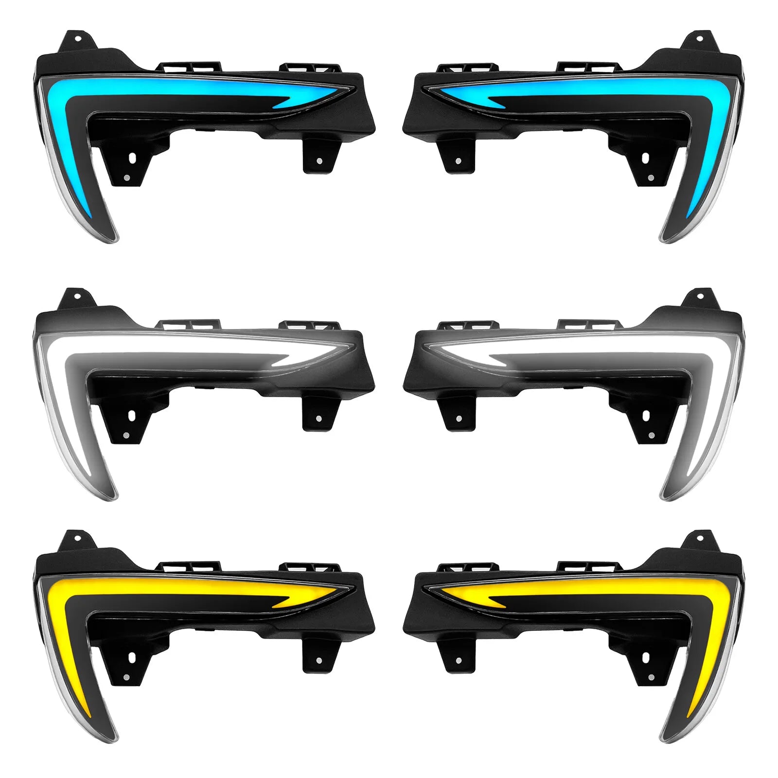 Fog Lights Front LED DRL Signal Lamps - 2017-2023 Tesla Model 3