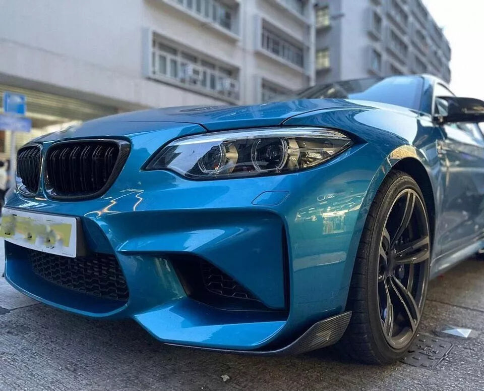 Carbon Fiber Front Side Splitters - BMW F87 M2 M2C