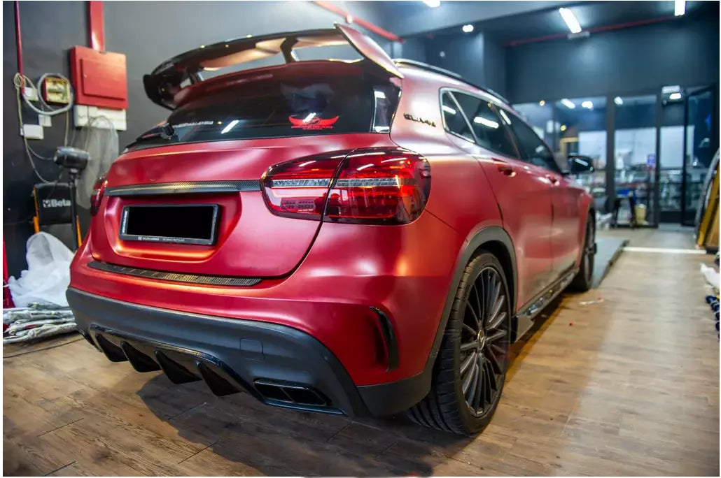 Carbon Side Skirts Splitter Lip - Mercedes Benz X156 GLA250 GLA45 15+