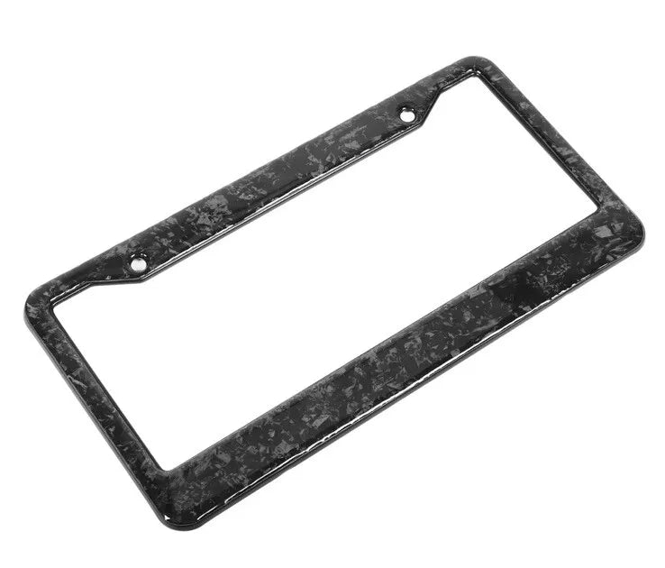 Colored Forged Carbon Fiber Universal License Plate Frame