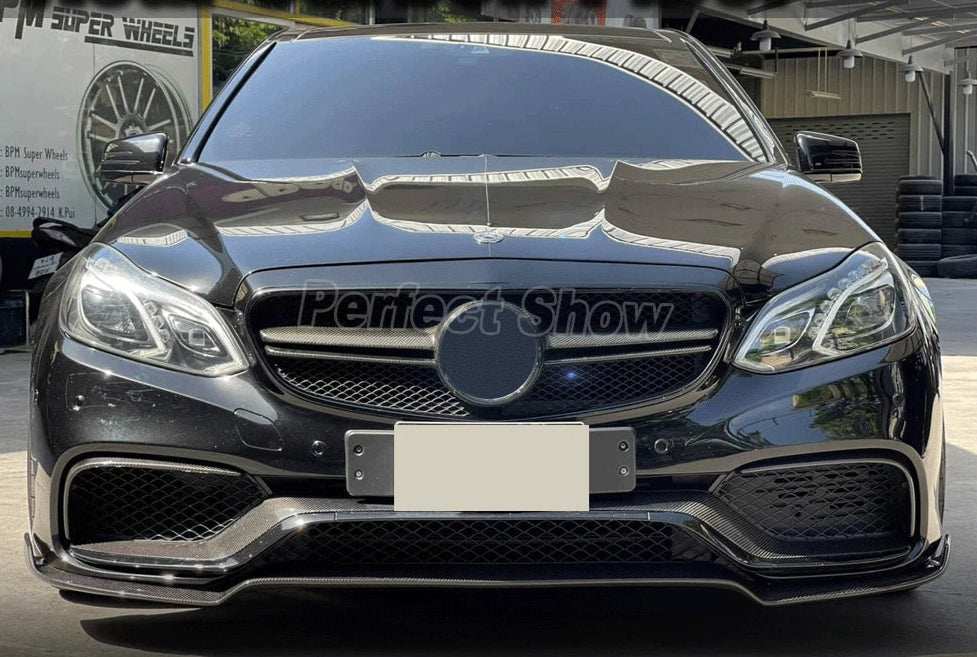 PSM Style Carbon Fiber Front Lip - Mercedes Benz W205 C63 AMG C-Class