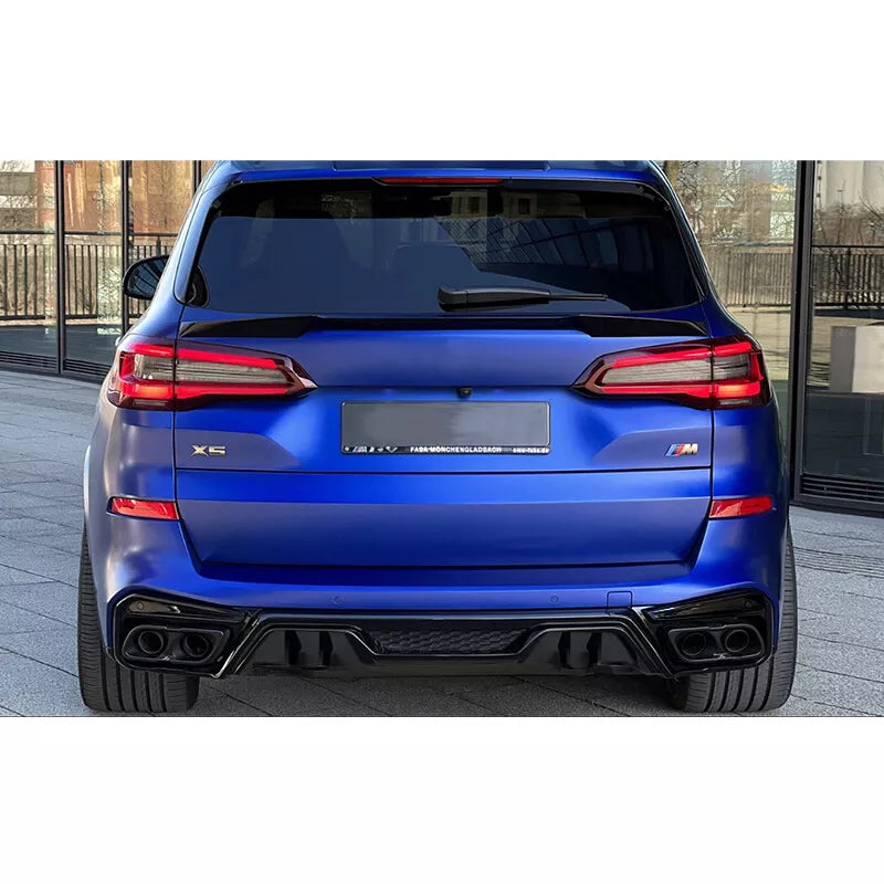 Gloss Black Competition Rear Diffuser - 2019-25 BMW X5 G05 M Sport