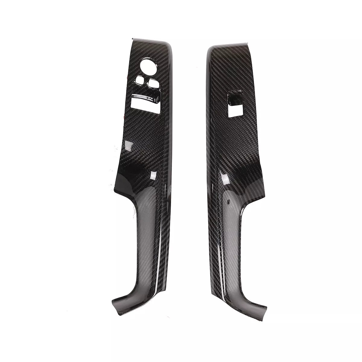 Carbon Fiber Interior Window Lift Panel Trim - Toyota GR Supra 2019-2023