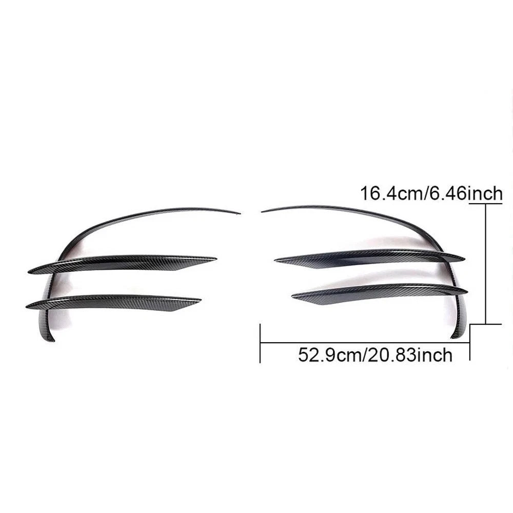 Carbon Fiber Front Air vent trim cover - Mercedes Benz W205 C205 C300 C43