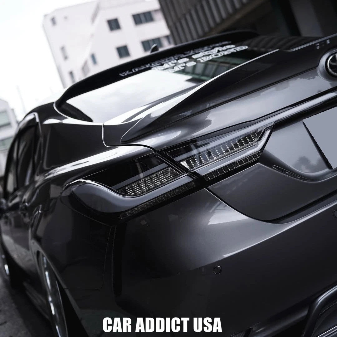 Clear LED Tail Lights w/ Center Light - 2018-2024 Toyota Camry 8th Gen