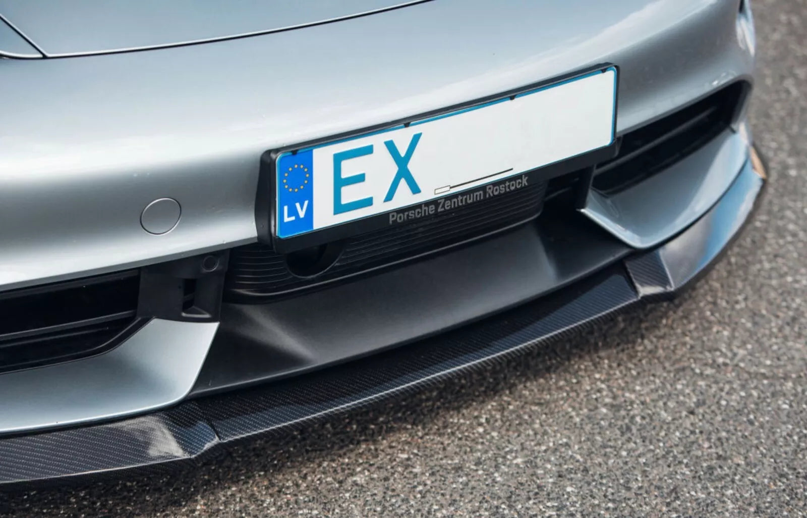 Carbon Fiber Front Lip Splitter - Porsche Taycan Turbo / S