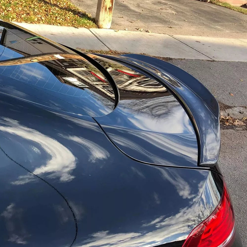PSM Style Carbon Fiber Rear Trunk Spoiler - Mercedes Benz C Class