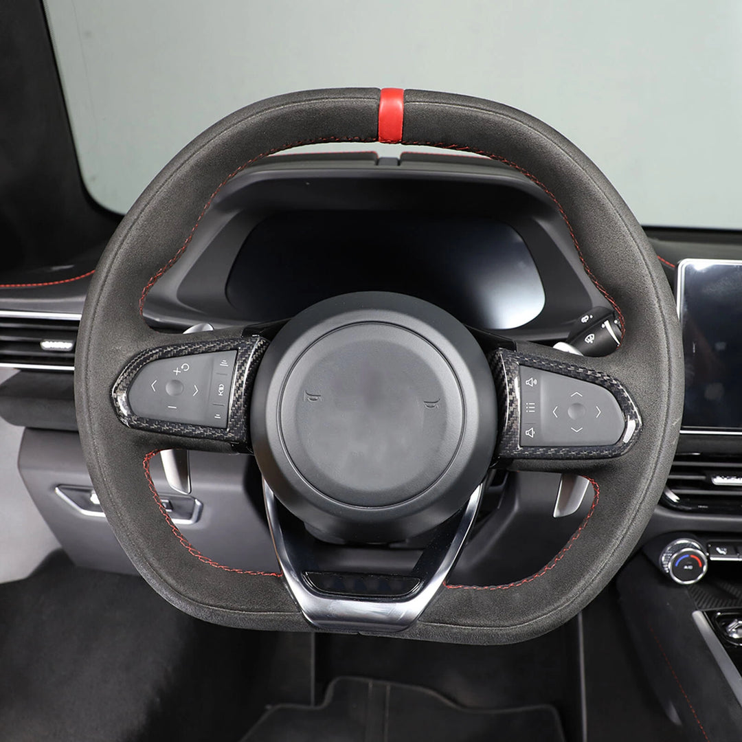 Carbon Fiber Steering Wheel Button Frame Trim Cover - Lotus EMIRA 21-23