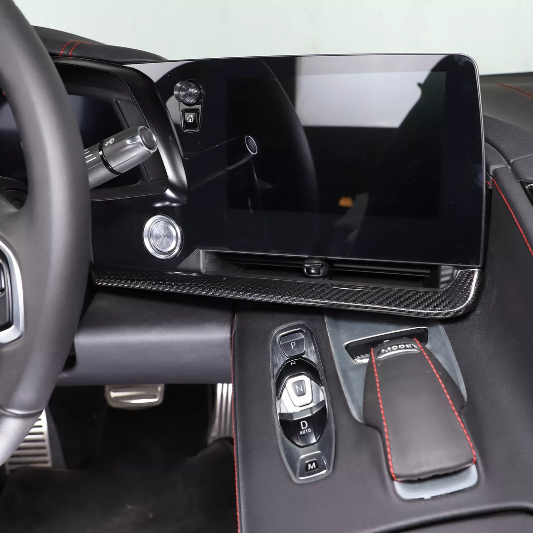 Carbon Fiber Interior Dash Air Vent Strip Trim - Corvette C8 2020-2024