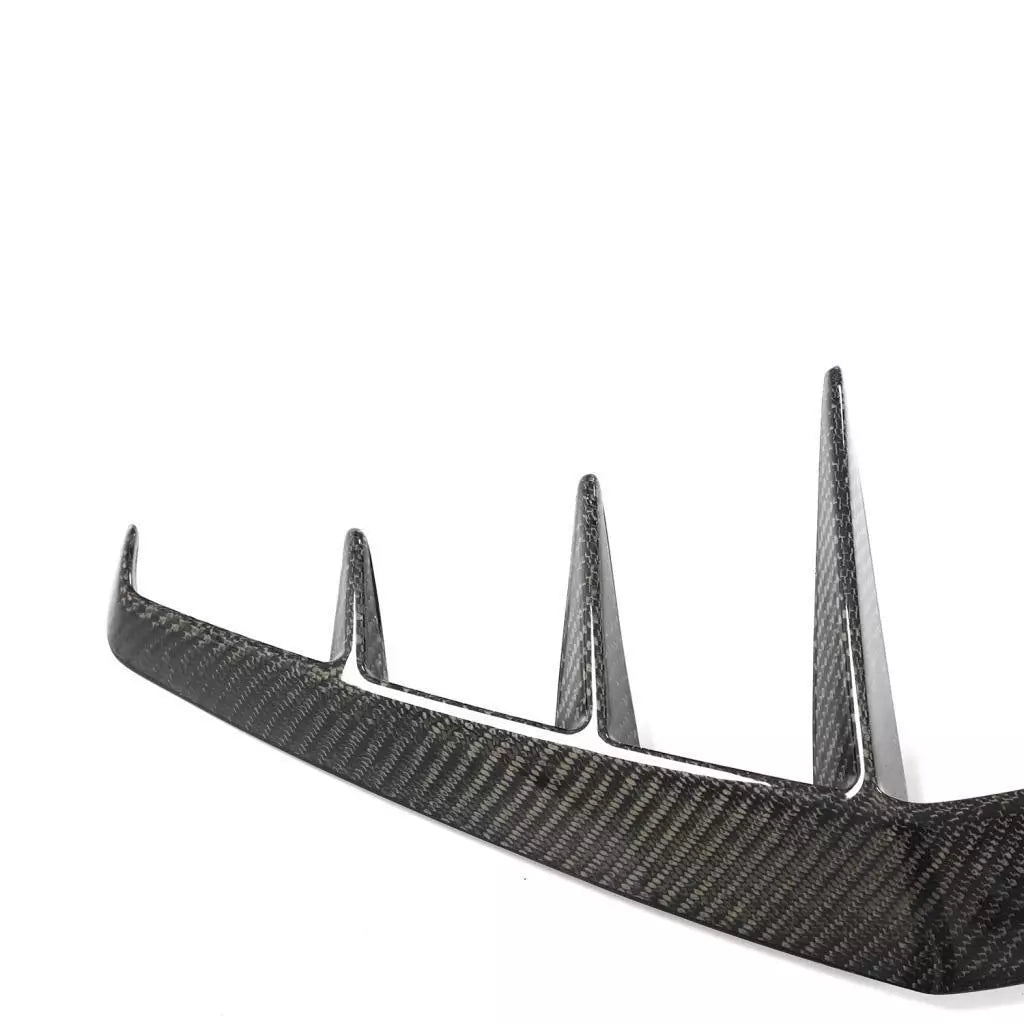 Carbon Rear Bumper Canard Fins C Blades - Infiniti Q60 Q60S 2016-22