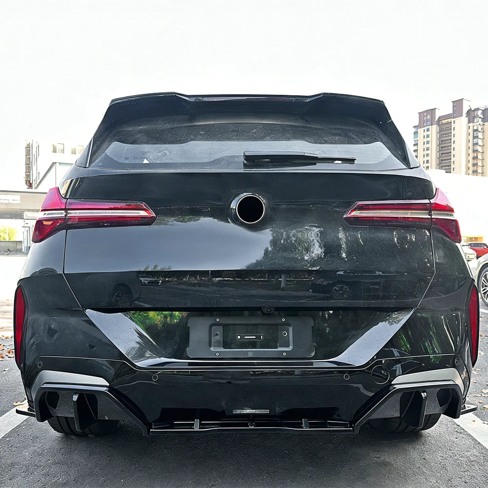 Gloss Black GT Style Rear Diffuser - 25-27 BMW X3 G45 M Sport