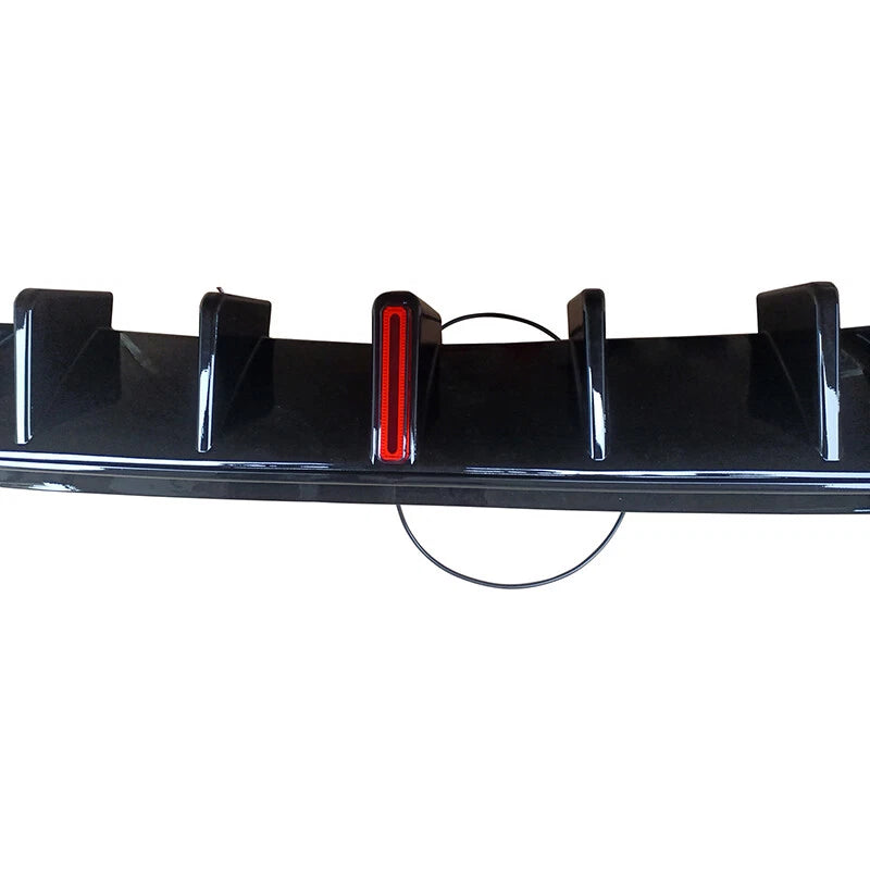 Gloss Black Rear Diffuser w/ Brakelight V2 - BMW X3 G01 M Sport