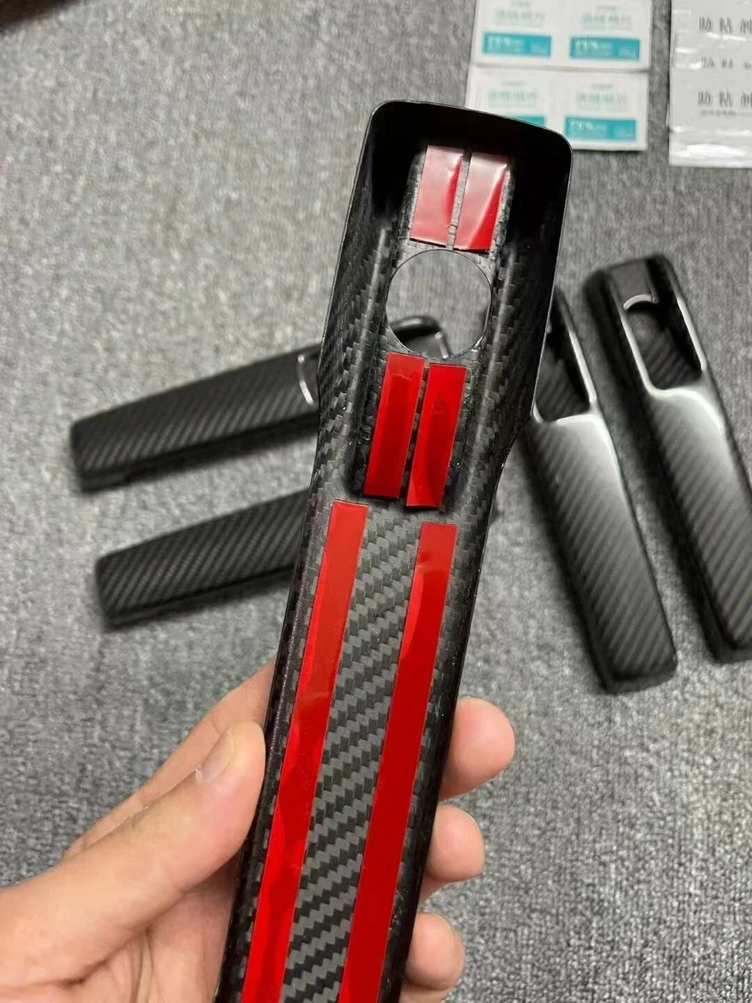 Carbon Fiber Door Handle Covers - Mercedes W463A W464 G63 G500 G550 G Wagon