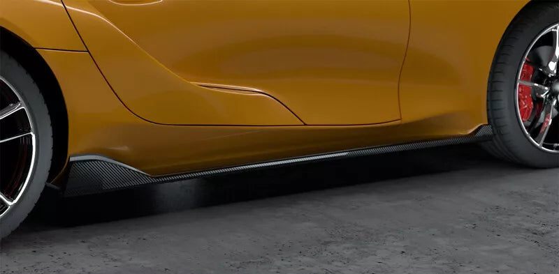 Carbon Fiber Side Skirts Extension - Toyota GR Supra A90