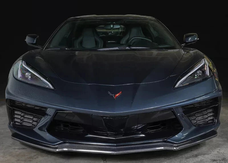 Carbon Fiber Front Bumper Lip - Chevy Corvette C8 Z51 20-24