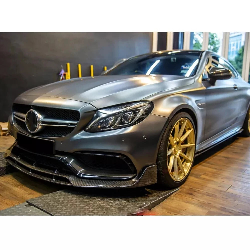 Carbon Fiber Front Lip - Mercedes-Benz W205 C63 AMG Coupe