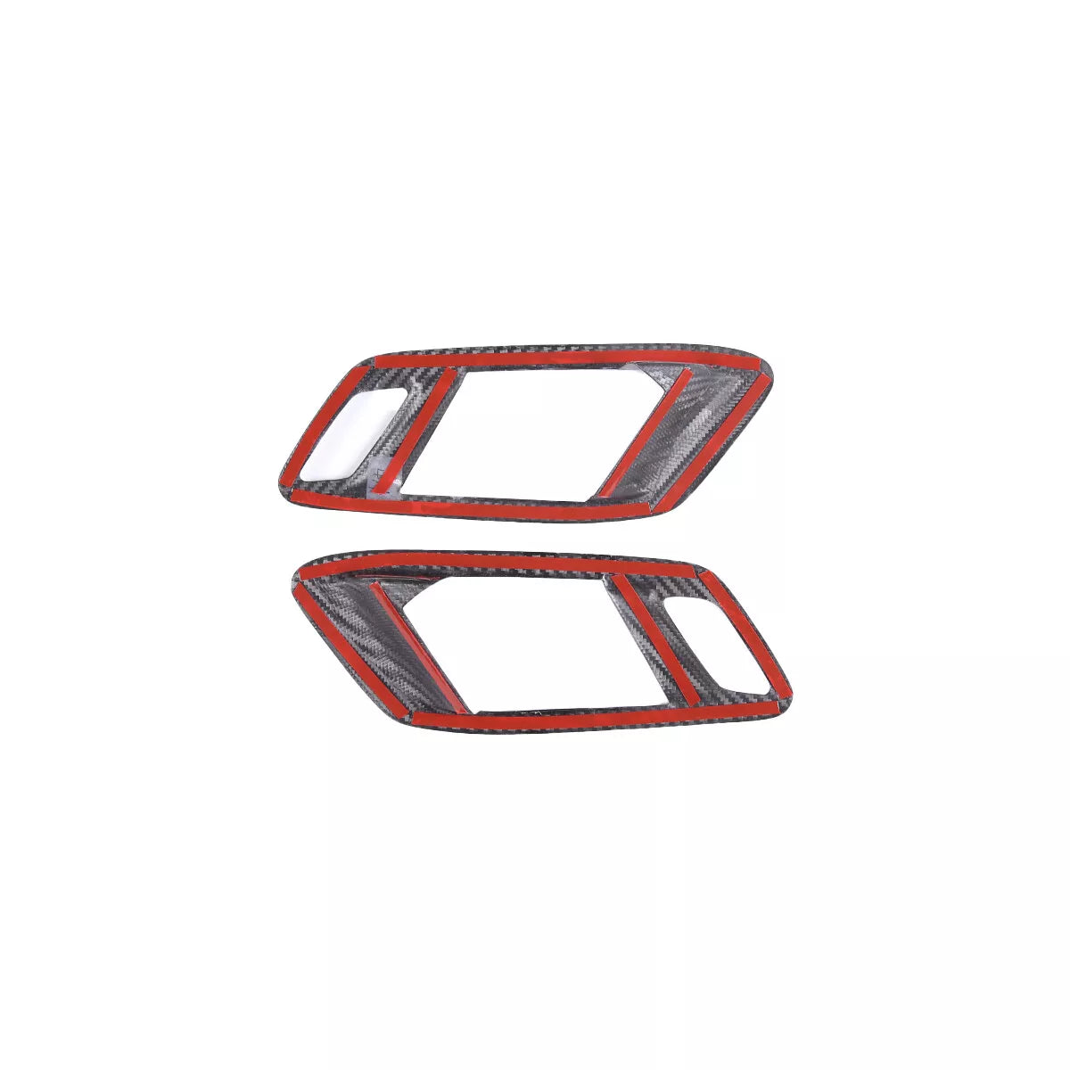 Carbon Fiber Interior Door Handle Frame Cover - Toyota GR Supra 2020-23