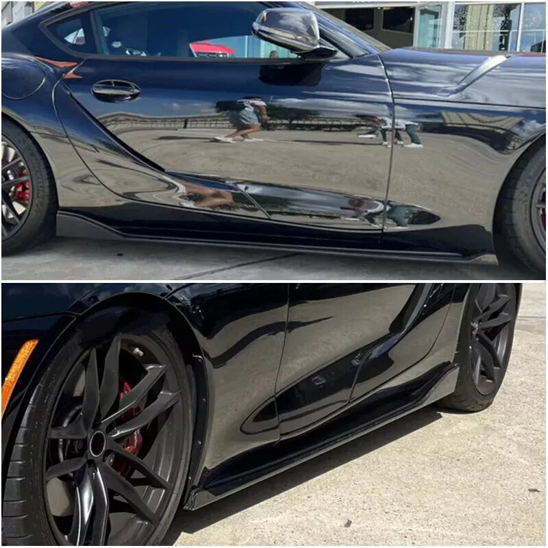 Carbon Fiber Side Skirts Extension - Toyota GR Supra A90