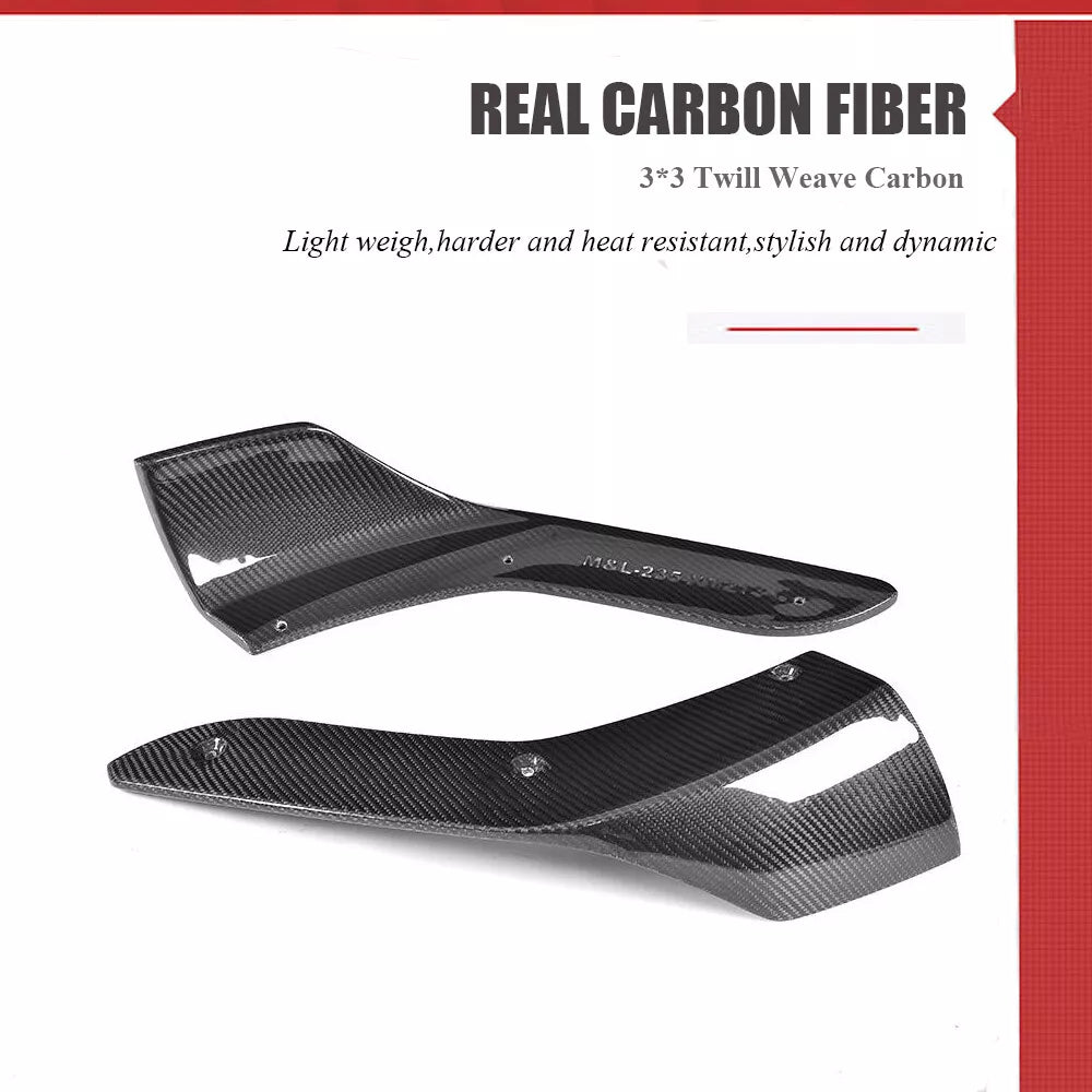 Carbon Fiber Front Side Splitters - BMW F87 M2 M2C