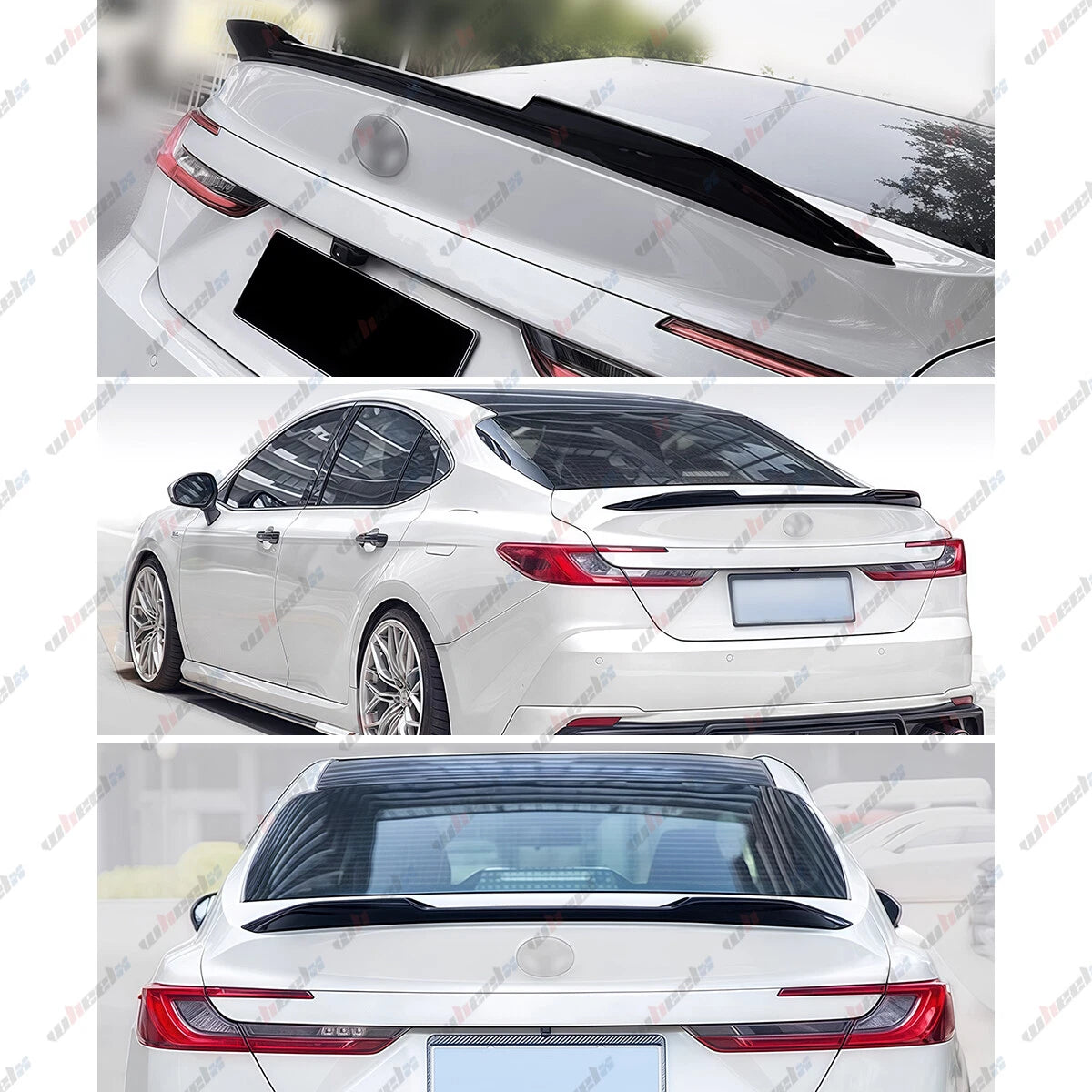 PSM Gloss Black Spoiler - 2025 Toyota Camry LE XLE SE XSE