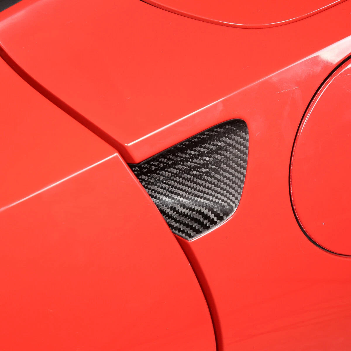 Carbon Fiber Door handle Cover Trim - Corvette C7 14-19