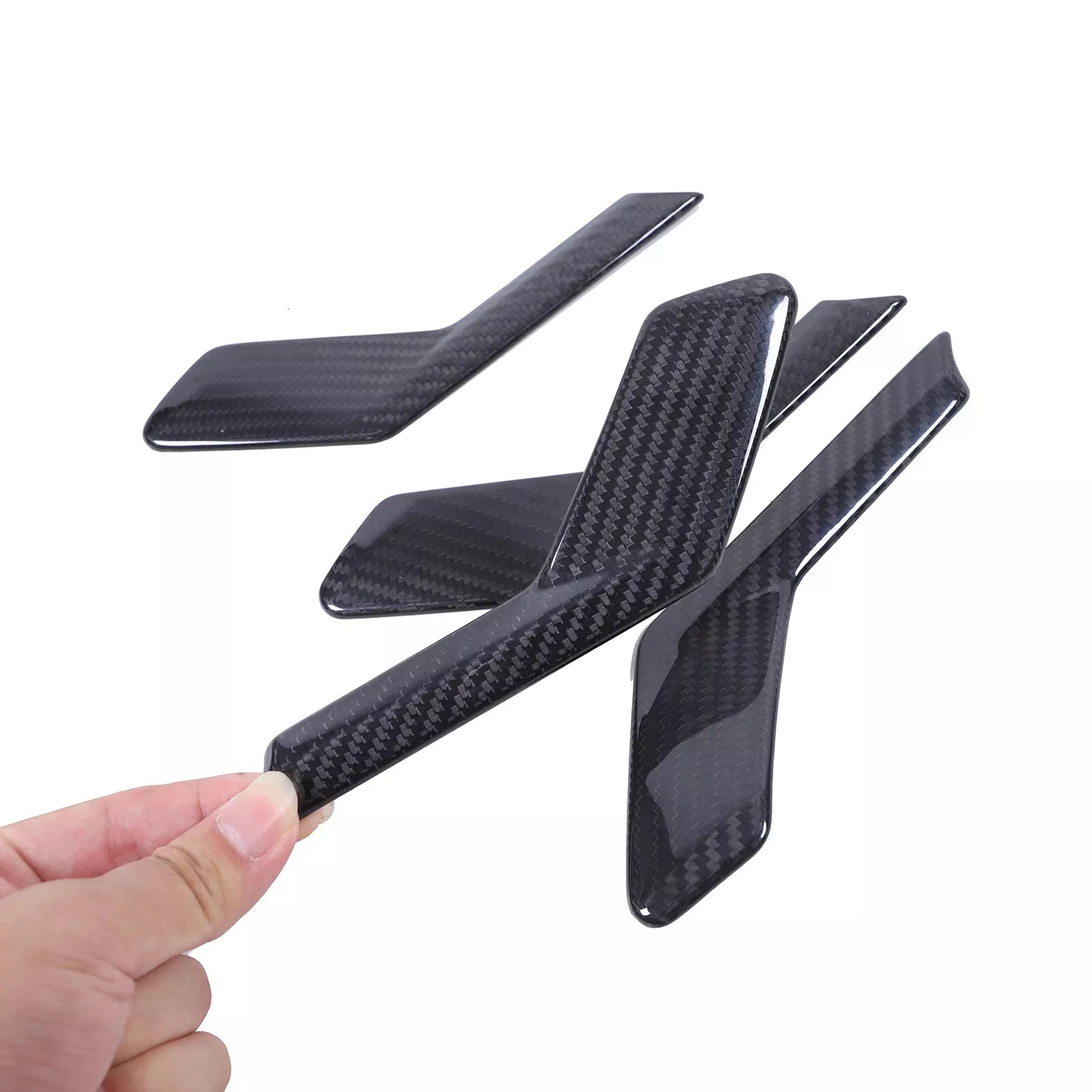 Carbon Fiber Interior Door Handle Trim Cover - BMW 5 Series G60 2024+
