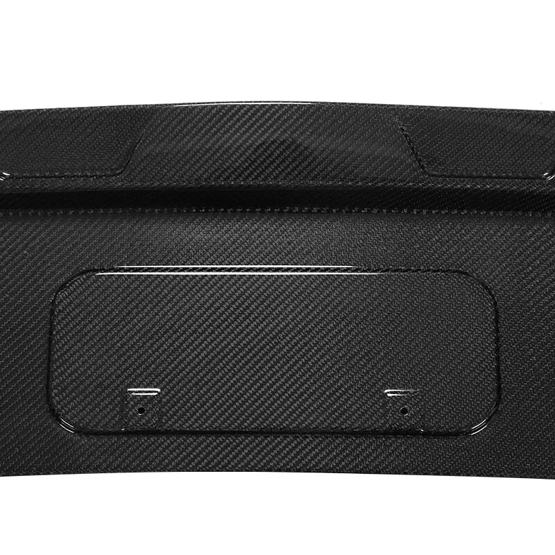 Carbon Fiber Rear License Plate Frame Cover trim - 20-25 Chevrolet Corvette