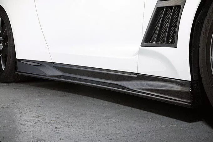Carbon Fiber Side Skirt V2 - Nissan GTR R35