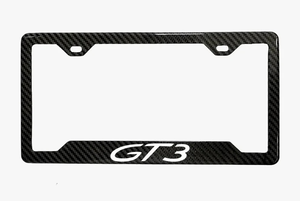 Porsche 911 GT3 - Carbon Fiber License Plate Frame