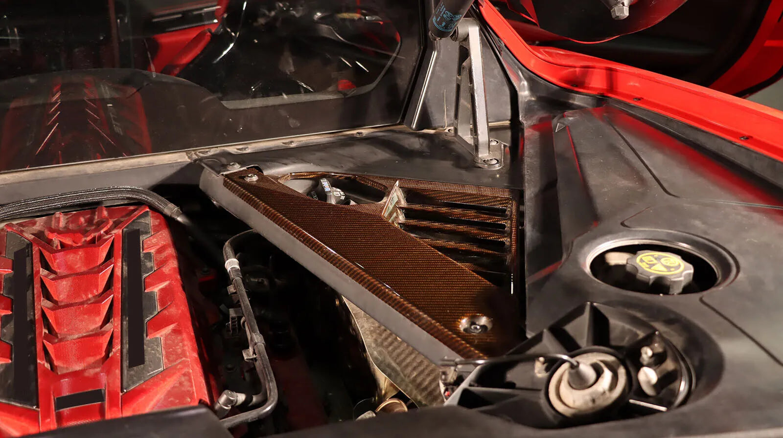 Carbon Fiber Engine Bay Panel Cover - Corvette C8 20-25