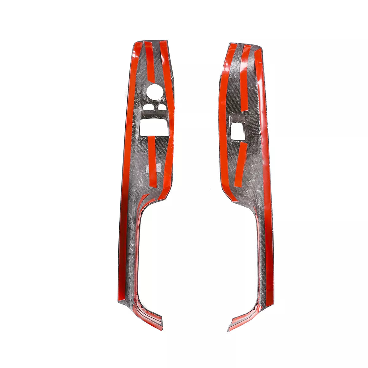 Carbon Fiber Interior Window Lift Panel Trim - Toyota GR Supra 2019-2023