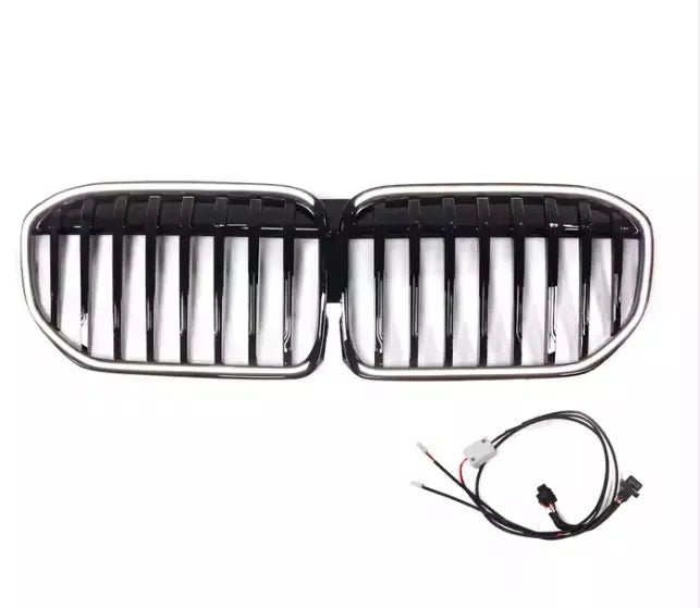 Gloss Black Front Grille w/ LED - BMW 7 series G11 G12 2019-2022