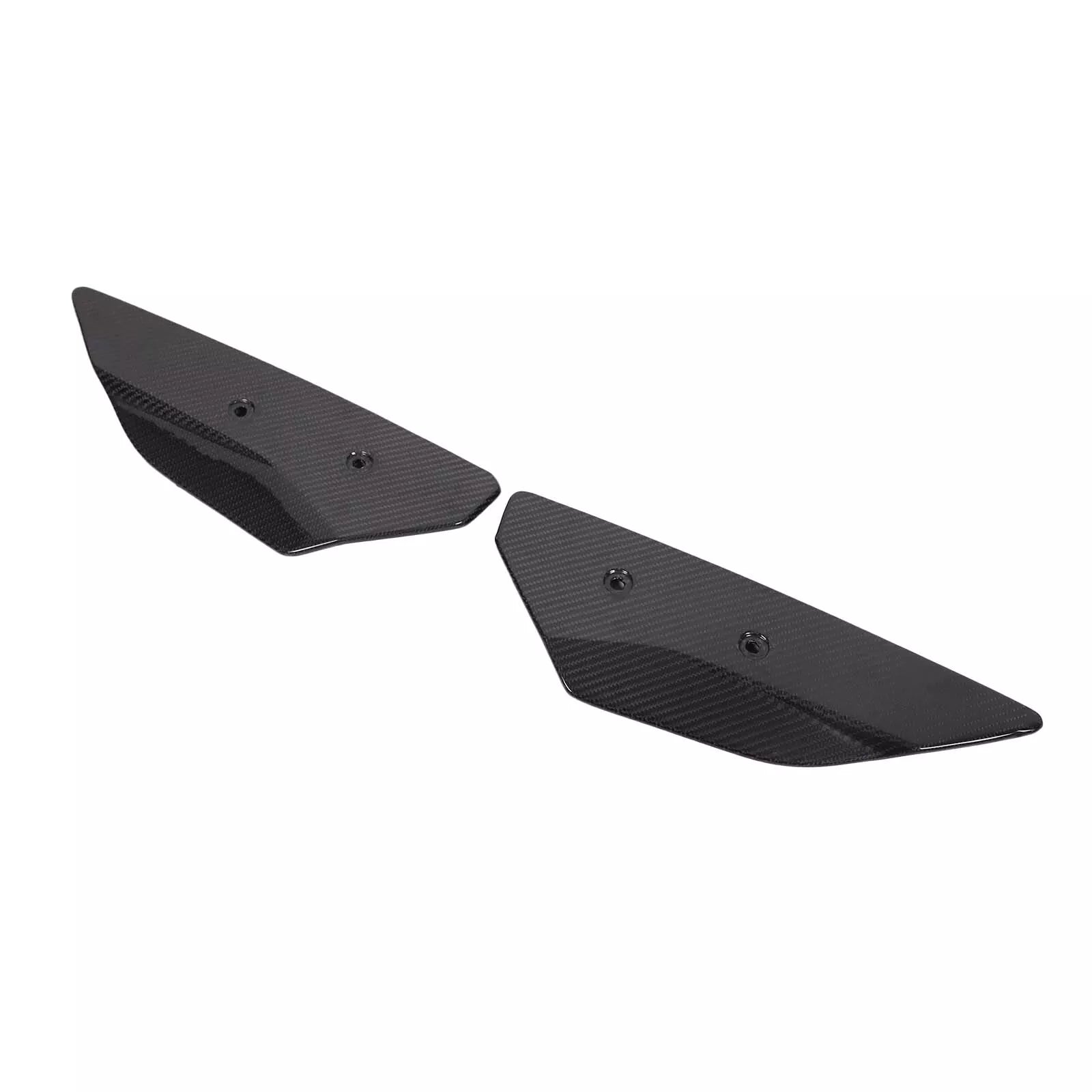 Carbon Fiber Side Spoiler Wing Winglets - 2020-2024 Corvette C8